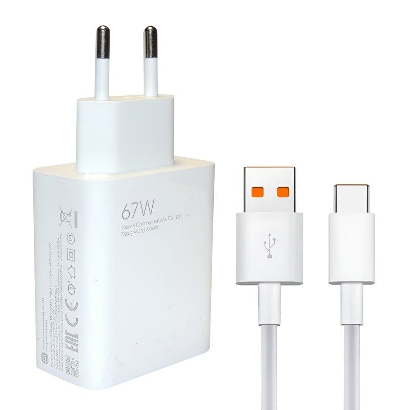 شارژر دیواری  مدل POCOX3GT به همراه کابل USB-C