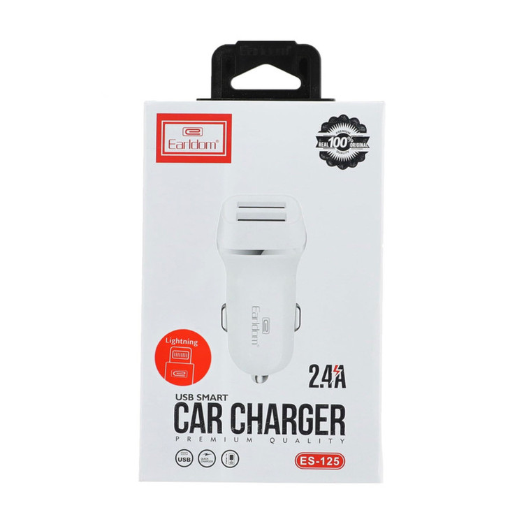 شارژر فندکی 30 وات ارلدام مدل ES-125 به همراه کابل تبدیل microUSB