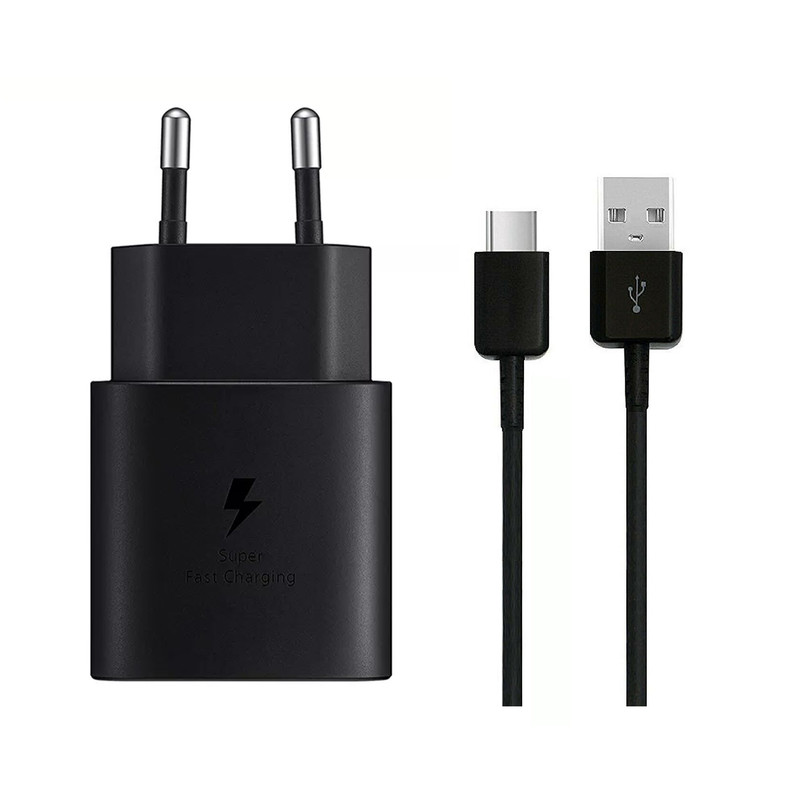 شارژر دیواری مدل 25W به همراه کابل تبدیل USB-C
