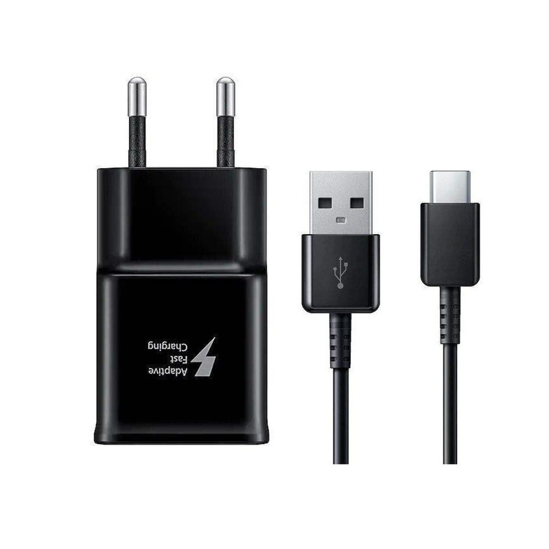 شارژر دیواری 15 وات مدل Galaxy A70 به همراه کابل تبدیل USB-c