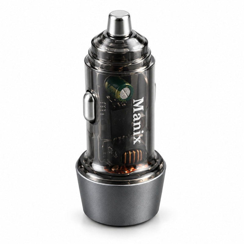 شارژر فندکی 55 وات 2 پورت مانیکس مدل MA-107