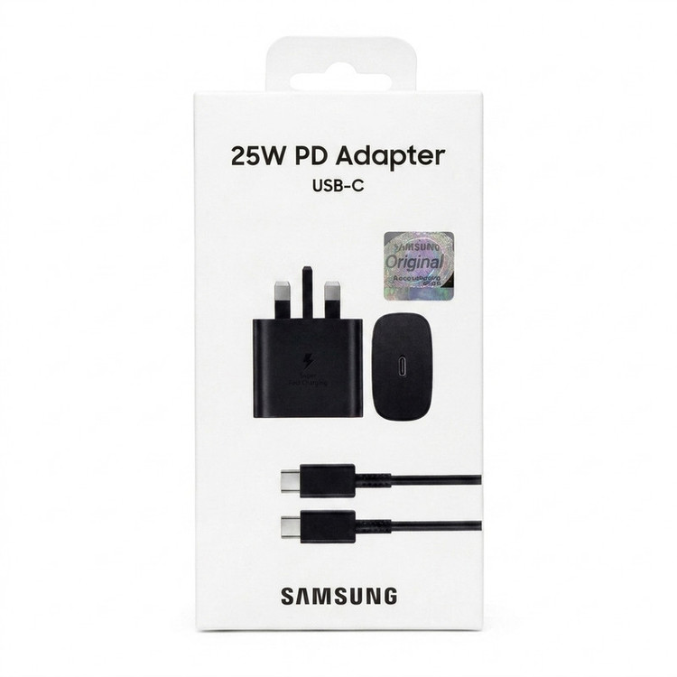 شارژر دیواری 25 وات مدل EP-TA800NBEGUK به همراه کابل USB-C