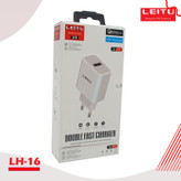 شارژر دیواری لیتو مدل LH-16 به همراه کابل تبدیل لایتنینگ