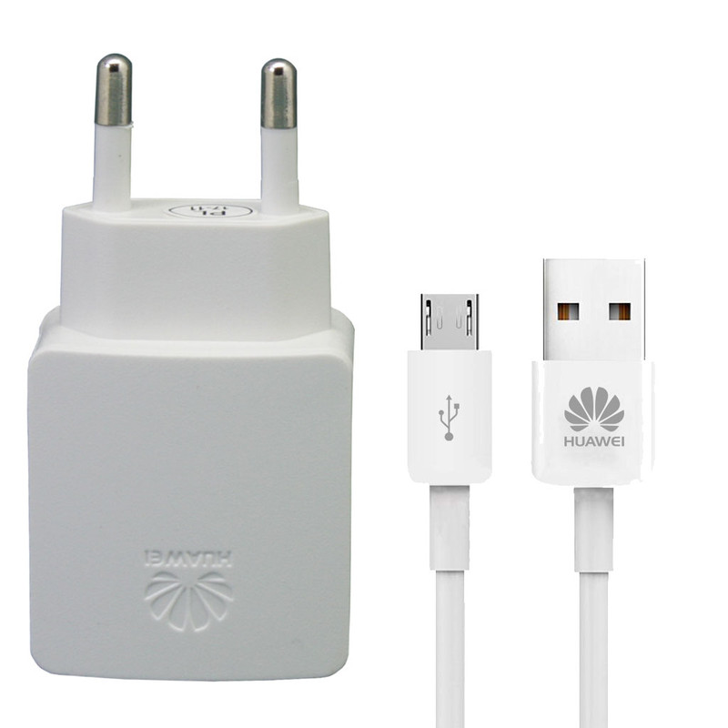 شارژر دیواری مدل HW-050200E3W به همراه کابل تبدیل MicroUsb