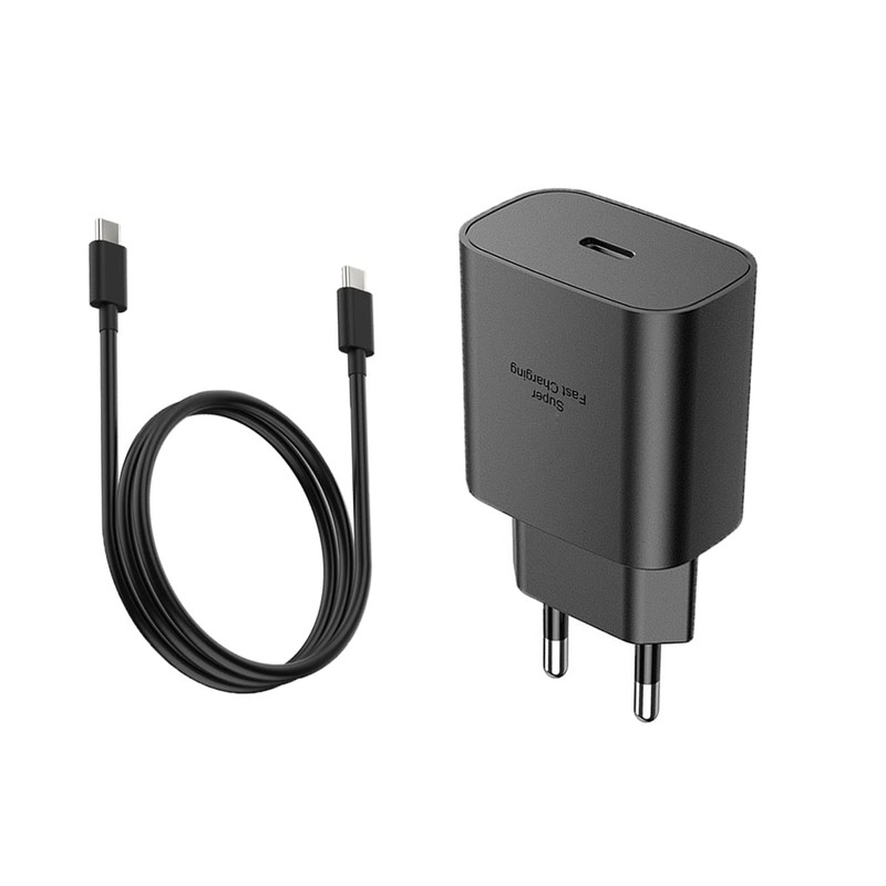 شارژر دیواری 25 وات انستی مدل SM25W EU به همراه کابل تبدیل USB-C