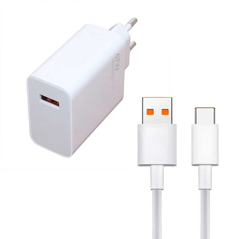 شارژر دیواری 67 وات بوف مدل MDY-12-ES به همراه کابل Usb-C