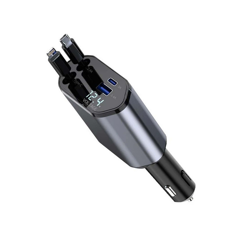 شارژر فندکی 120 وات 4 پورت مدل ML-102