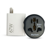شارژر دیواری 67 وات مدل MDY-15-EQ به همراه کابل تبدیل USB به USB-C