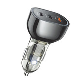 شارژر فندکی 68 وات سه پورت تسکو مدل TCG 46