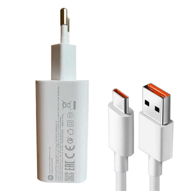 شارژر دیواری معلم مدل note 12 4G به همراه کابل usb-c