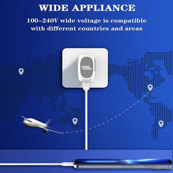 شارژر دیواری الدینیو مدل A2522C -30W به همراه کابل تبدیل USB-C
