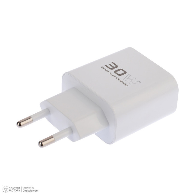 شارژر دیواری 30 وات کانفلون مدل C18C به همراه کابل USB-C