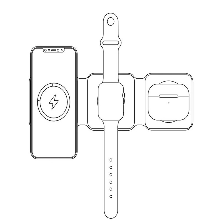 شارژر بی سیم مدل magsafe magnetic