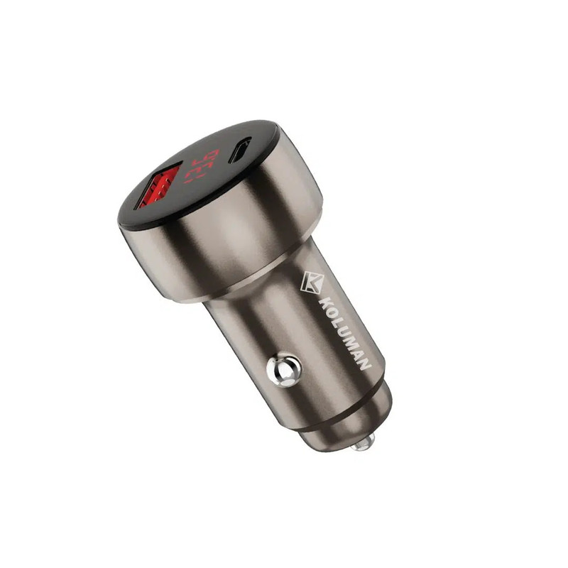شارژر فندکی 48 وات کلومن مدل K-C108 U+C 48W