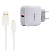 شارژر دیواری لیتو مدل LH - 15 به همراه کابل تبدیل MicroUSB