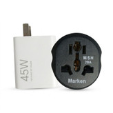 شارژر دیواری 45 وات مدل MDY-17-EE همراه کابل تبدیل USB به USB-C