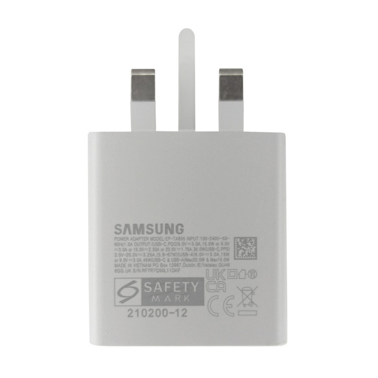 شارژر دیواری 65 وات مدل EP-TA855 به همراه کابل تبدیل USB -C