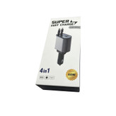شارژر فندکی 60 وات مدل super60 به همراه کابل لایتنینگ / USB-C