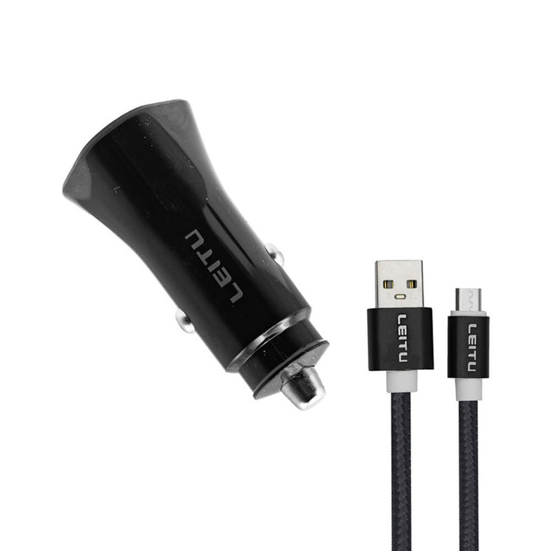شارژر فندکی 20 وات لیتو مدل LC-C14 به همراه کابل microUSB