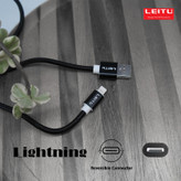 شارژر دیواری لیتو مدل LH - 11 به همراه کابل تبدیل لایتنینگ