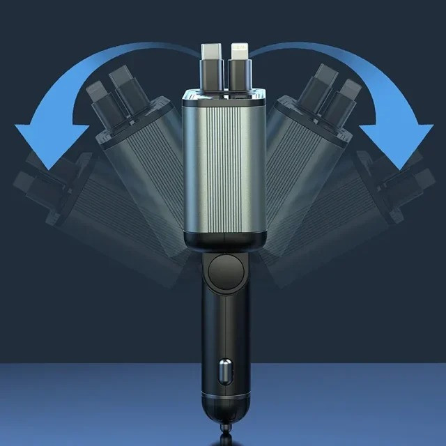 شارژر فندکی گرین لاین مدل Retractable