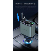 شارژر فندکی گرین لاین مدل Retractable