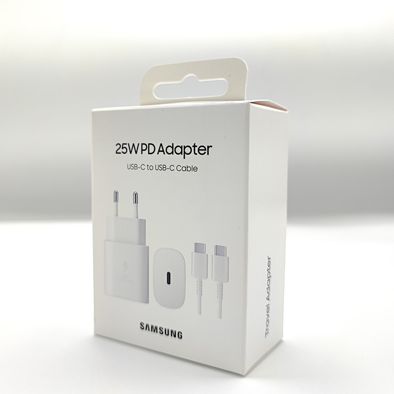 شارژر دیواری سامسونگ مدل EP-TA800 به همراه کابل تبدیل USB-C