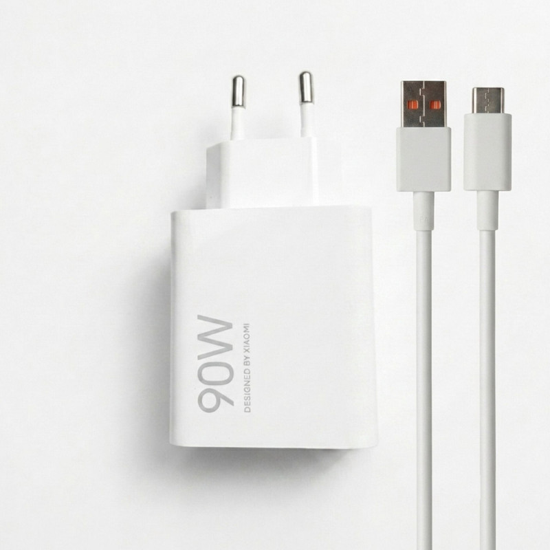شارژر دیواری 90 وات مدل MDY-15-EK به همراه کابل تبدیل USB به USB-C
