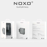 شارژر دیواری 100 وات با 4 پورت خروجی USB-C و USB-A نوکسو مدل CHN-P-3