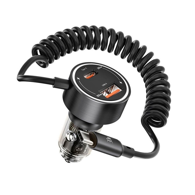 شارژر فندکی 60 وات 2 پورت پرودو مدل PD-60CXC
