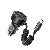 شارژر فندکی 60 وات 2 پورت پرودو مدل PD-60CXC