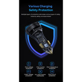 شارژر فندکی 65 وات بیسوس مدل Golden Contactor Pro