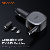 شارژر فندکی 75 وات 3 پورت مک دودو مدل CC-156