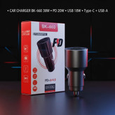 شارژر فندکی 38 وات دو پورت مدل BK-660