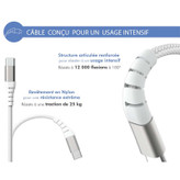 شارژر دیواری فورس مدل FPLICS65WGANCBLCCW به همراه کابل تبدیل USB-C