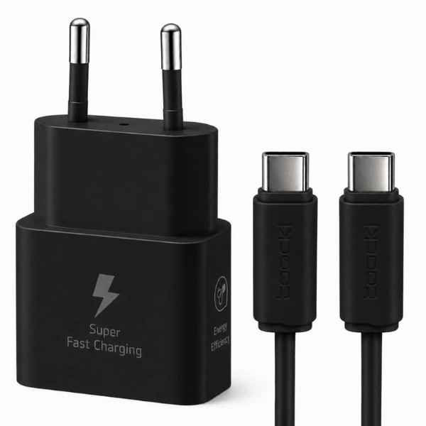 شارژر دیواری 25 وات توکی مدل A36 به همراه کابل USB-C