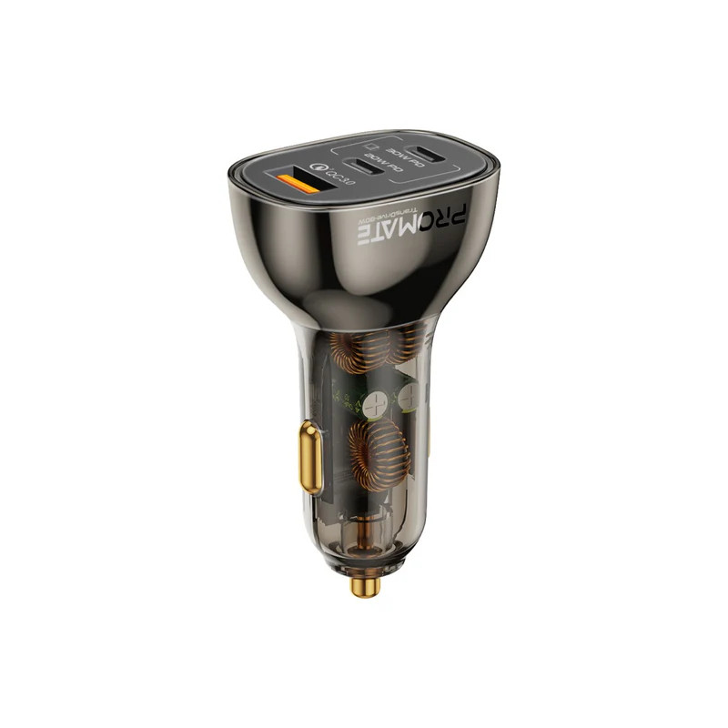 شارژر فندکی 80 وات پرومیت مدل TRANSDRIVE-80W