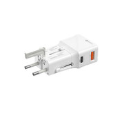 شارژر دیواری 20 وات پرومیت مدل TRIPLUG-PD20.W