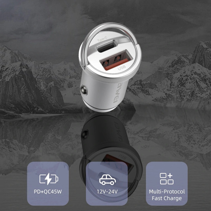 شارژر فندکی 45 وات اوی مدل C-708