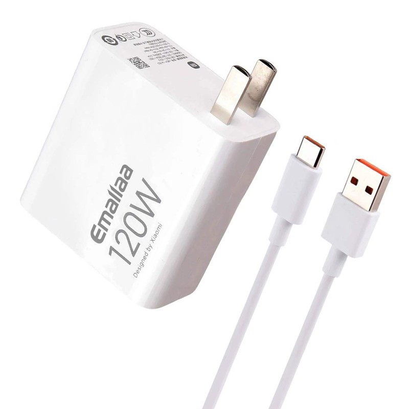 شارژر دیواری 120 وات ایمالا مدل  Pro Plus به همراه کابل USB-A به USB-C