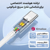 شارژر دیواری 120 وات ایمالا مدل Pro Plus به همراه کابل USB-A به USB-C