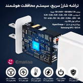 شارژر دیواری 120 وات ایمالا مدل Pro Plus به همراه کابل USB-A به USB-C