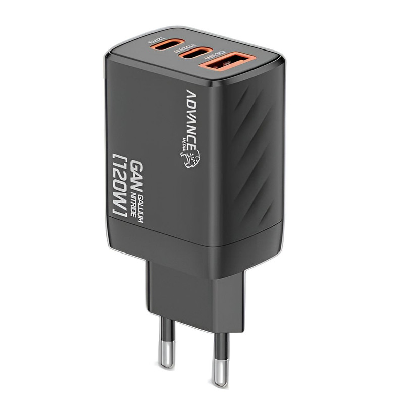 شارژر دیواری 25 وات 3 پورت ادونس مدل A-K2