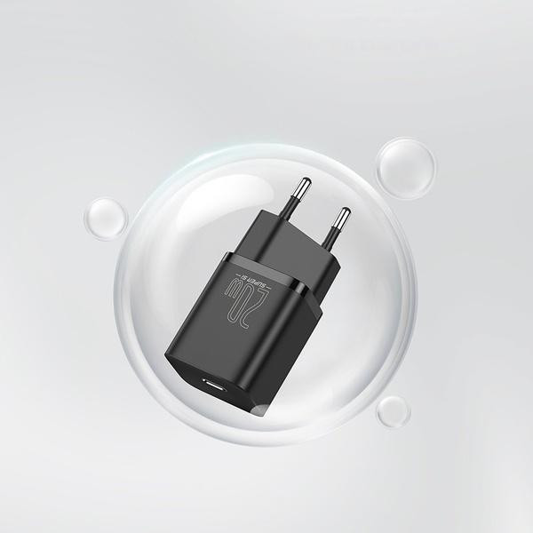 شارژر دیواری باسئوس مدل Super SI tzccsup-l01 به همراه کابل USB-C