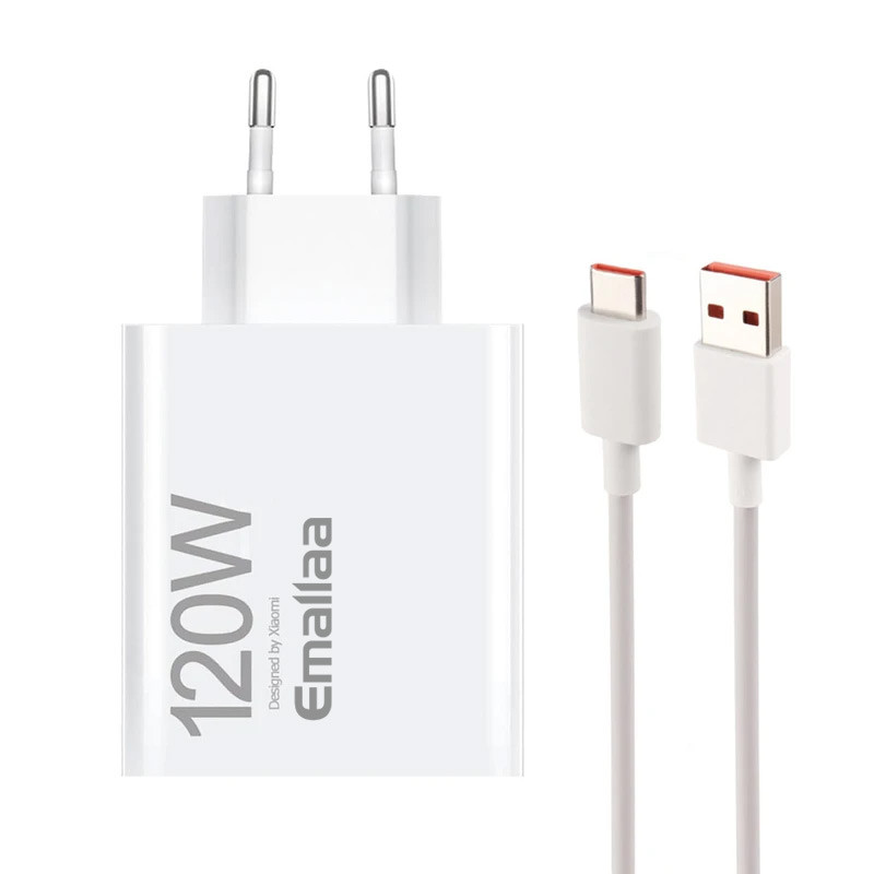 شارژر دیواری 120 وات ایمالا مدل Note 14 Pro Plus به همراه کابل USB-A به USB-C