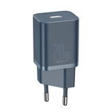 شارژر دیواری باسئوس مدل TZCCSUP-20W به همراه کابل تبدیل لایتنینگ