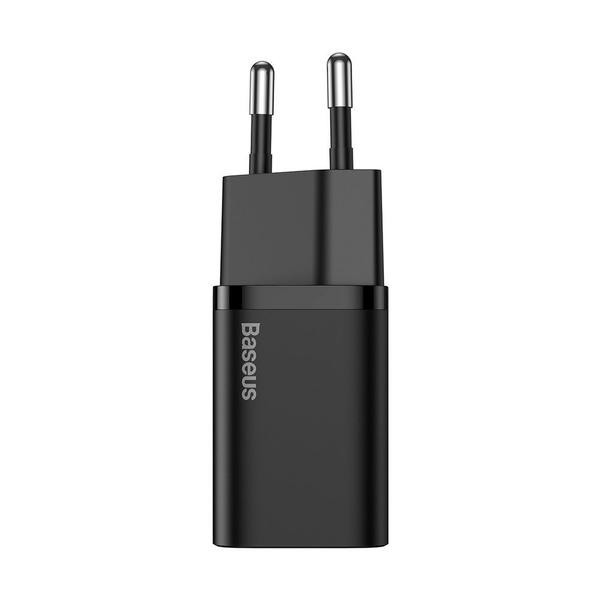 شارژر دیواری باسئوس مدل TZCCSUP-20W به همراه کابل تبدیل لایتنینگ