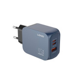 شارژر دیواری 45 وات 3 پورت الدینیو مدل Q6 به همراه کابل USB-C