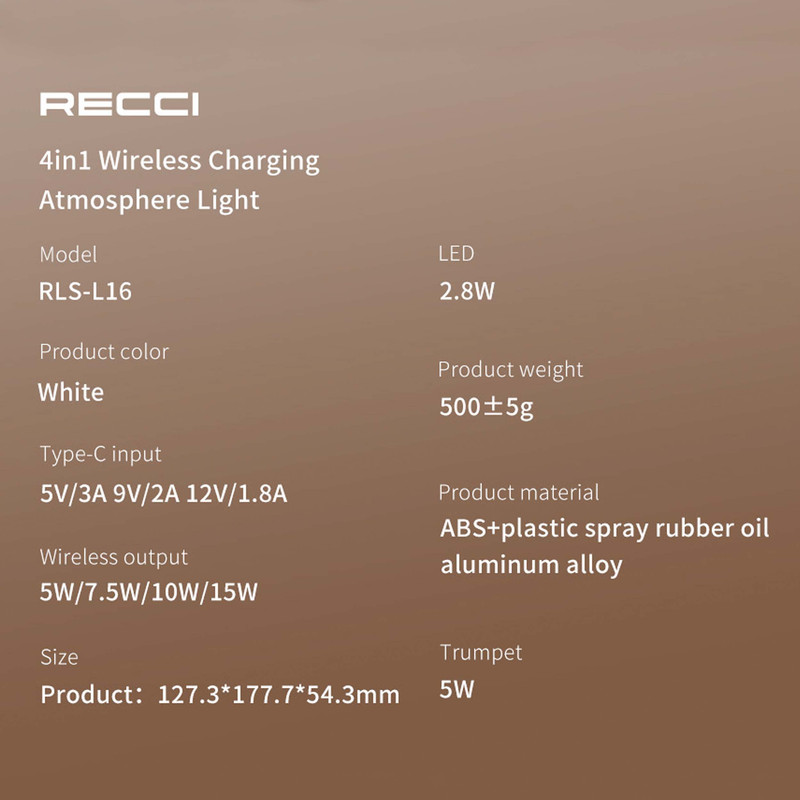 شارژر بی سیم رسی مدل RLS-L16