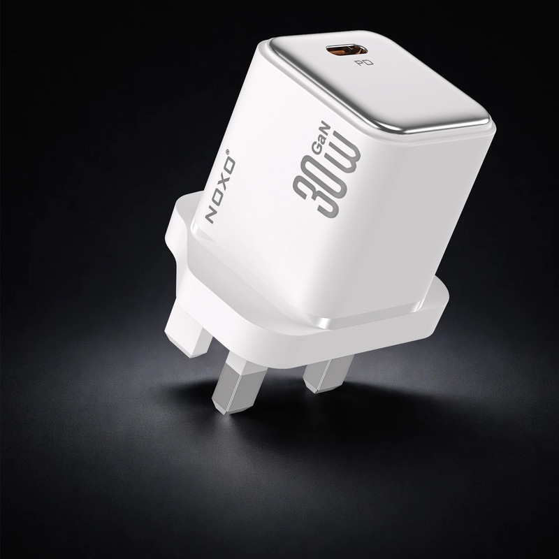 شارژر دیواری 30 وات نوکسو مدل CHN‑7 GaN به همراه کابل usb‑C